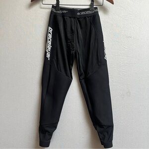 Bracelayer Women's Black Compression Knee Support Leggings Base Layer Size Small